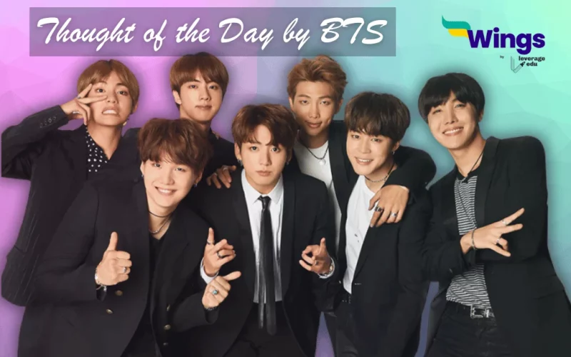 thought of the day by bts