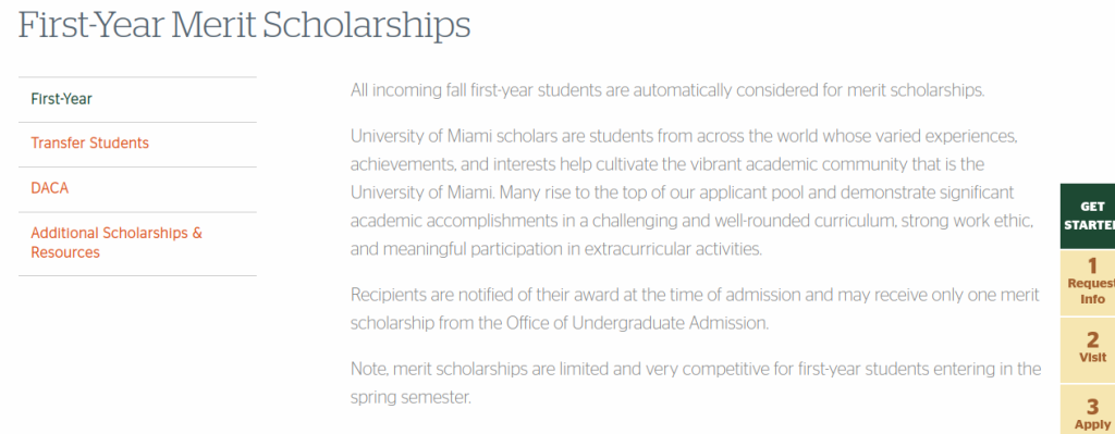 Study in US: University of Miami First-Year Merit Scholarships Open for 2024