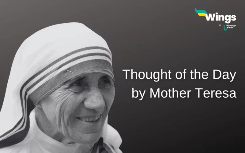 thought of the day by mother teresa