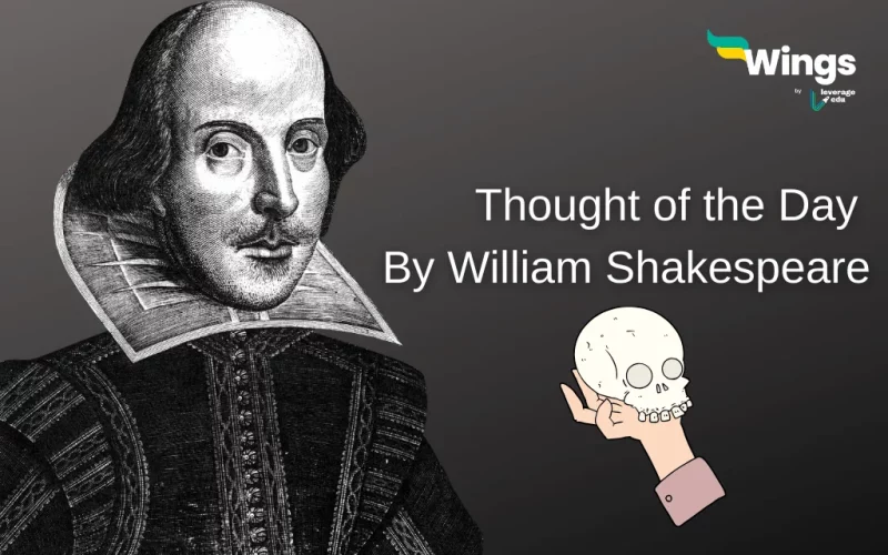 thought of the day by william shakespeare