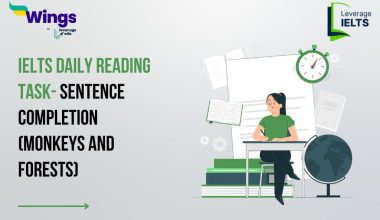 IELTS Daily Reading Task- SENTENCE COMPLETION (Monkeys and Forests)