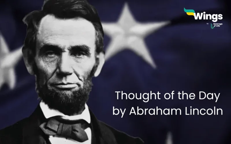 thought of the day by abraham lincoln