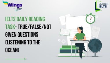 IELTS Daily Reading Task- TRUE/FALSE/NOT GIVEN QUESTIONS (Listening to the Ocean)