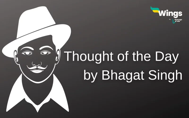thought of the day by bhagat singh