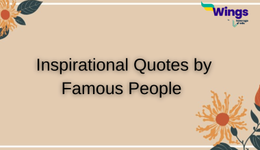 Inspirational Quotes by Famous People