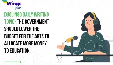 Duolingo Daily Writing Topic- The government should lower the budget for the arts to allocate more money to education.