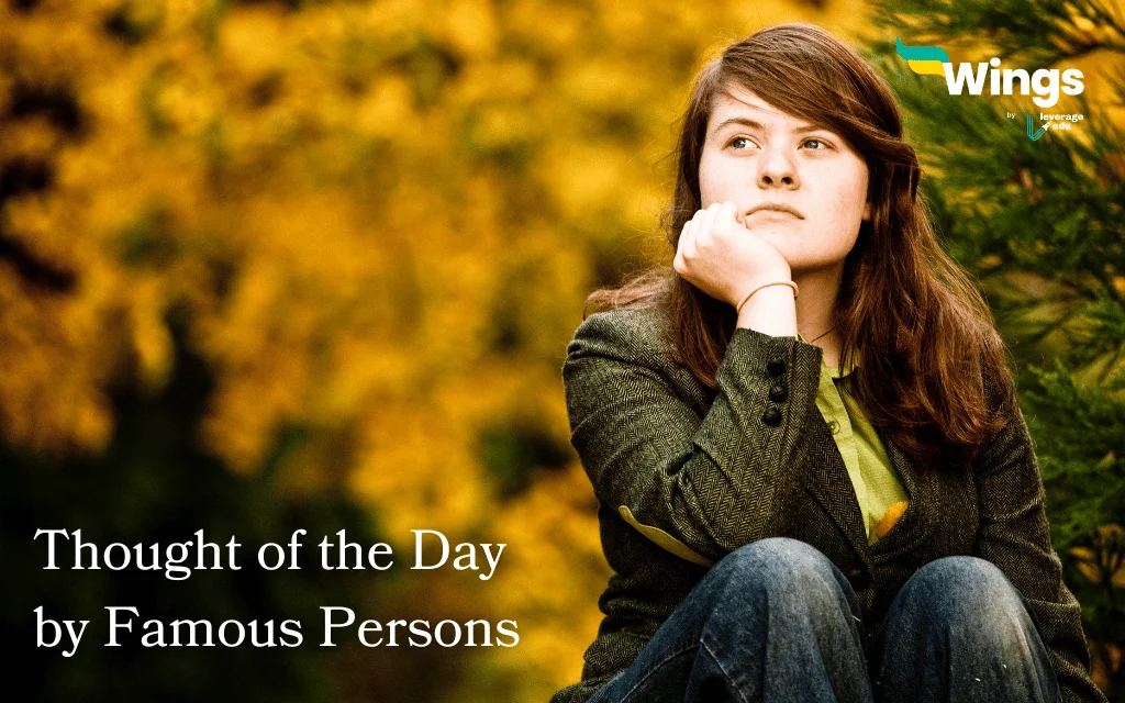 thought of the day by famous persons