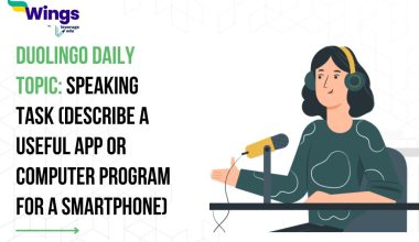 Duolingo Daily Topic: Speaking Task (Describe a useful app or computer program for a smartphone)