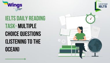 IELTS Daily Reading Task- MULTIPLE CHOICE QUESTIONS (Listening to the Ocean)