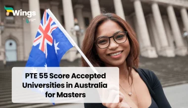 pte 55 score accepted universities in australia for masters