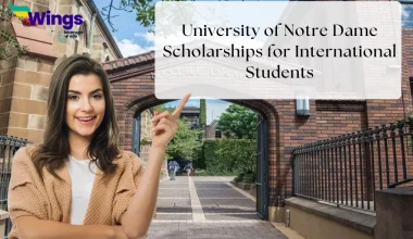 university of notre dame scholarships for international students