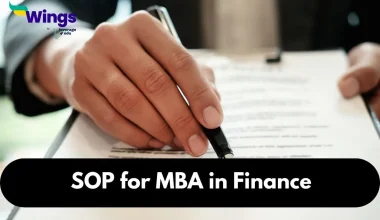 SOP for MBA in Finance